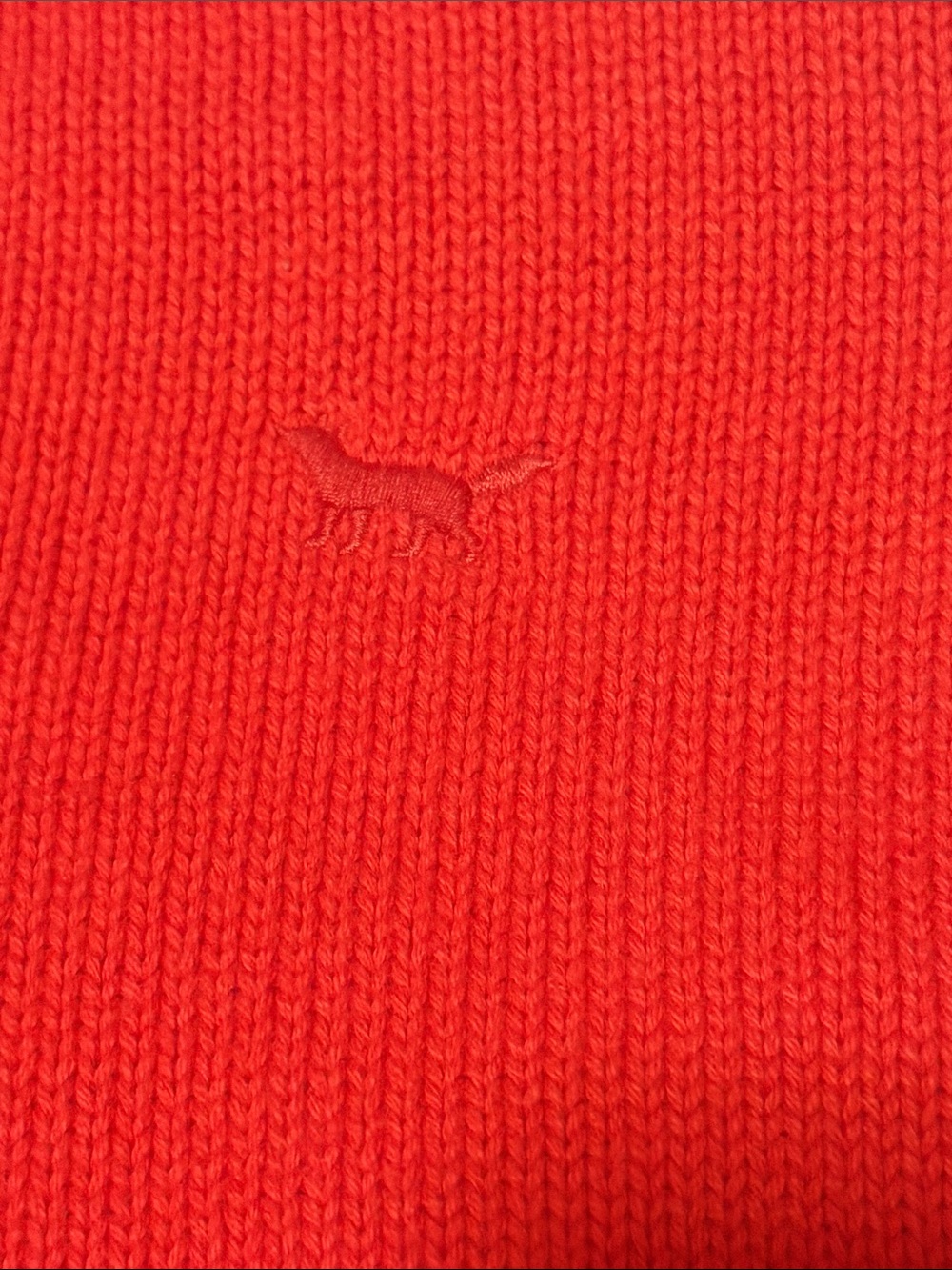 4/$15 Carter's Bright Red Half-Zip Pullover Sweater - Picture 3 of 4